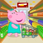 supermarket: shopping games for kids android application logo